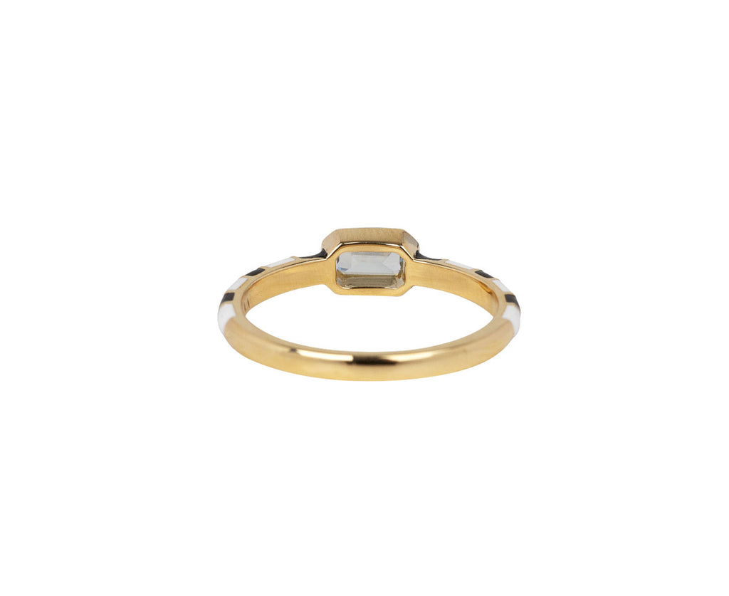 NeverNoT Blue Topaz Ready to Radiate Ring Back