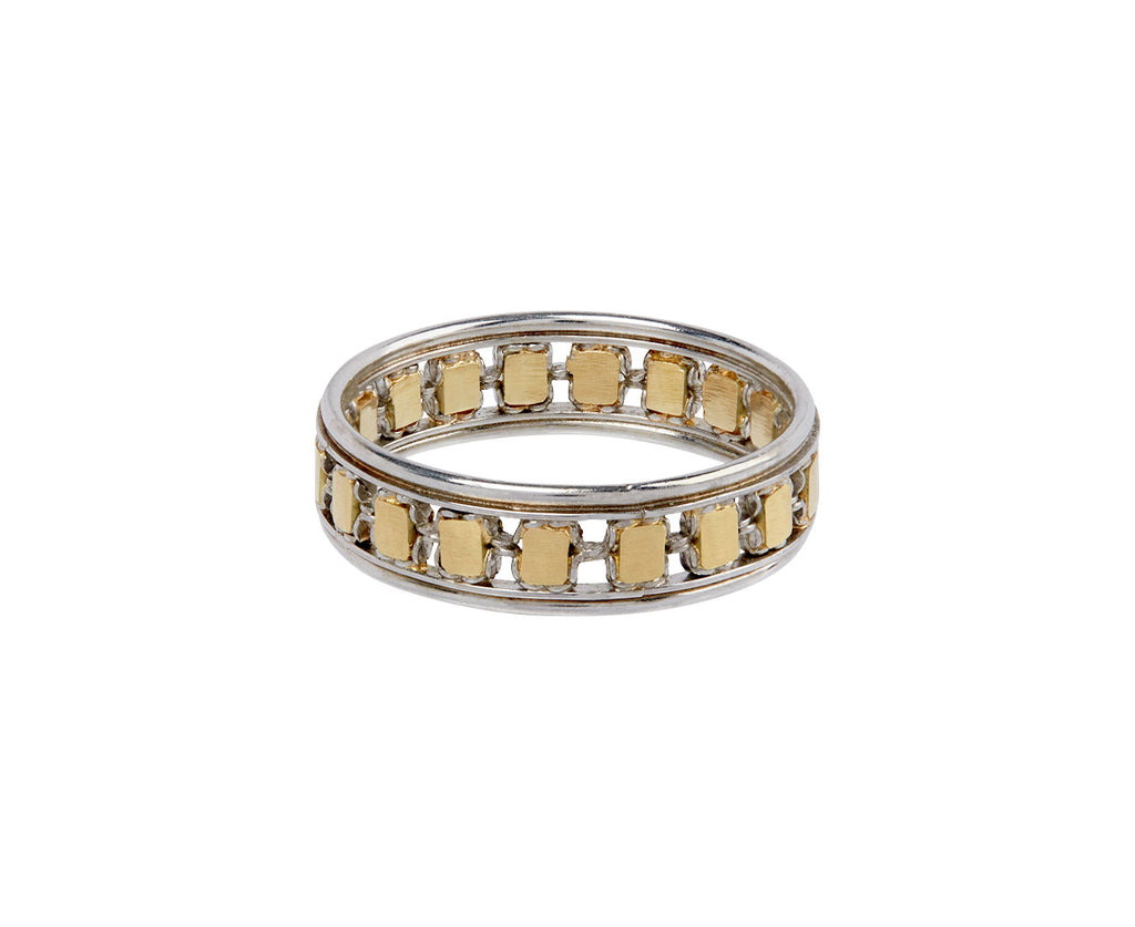 Men's Flow H Band with Gold Squares
