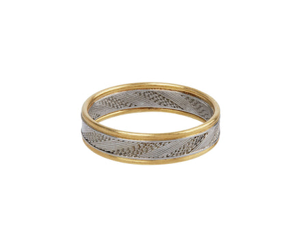 Nikolle Radi Gold and Platinum Sun and Moon Men's Band