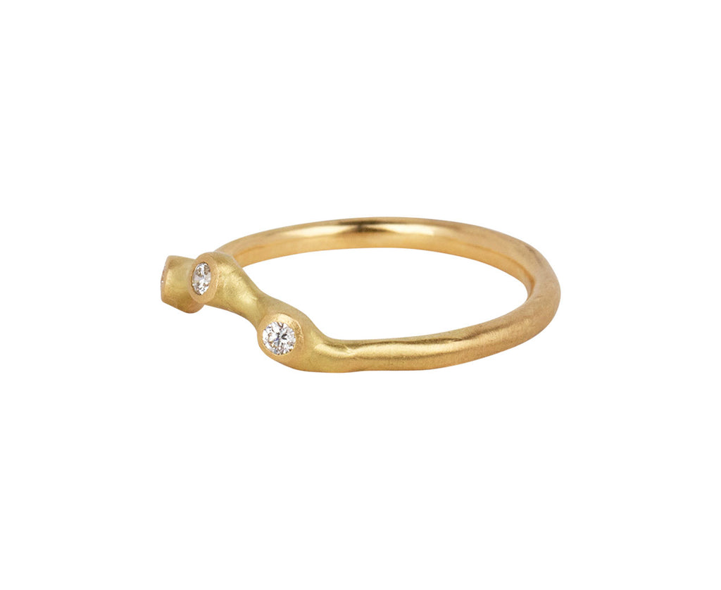 Johnny Ninos Three Diamond Contour Band Side View