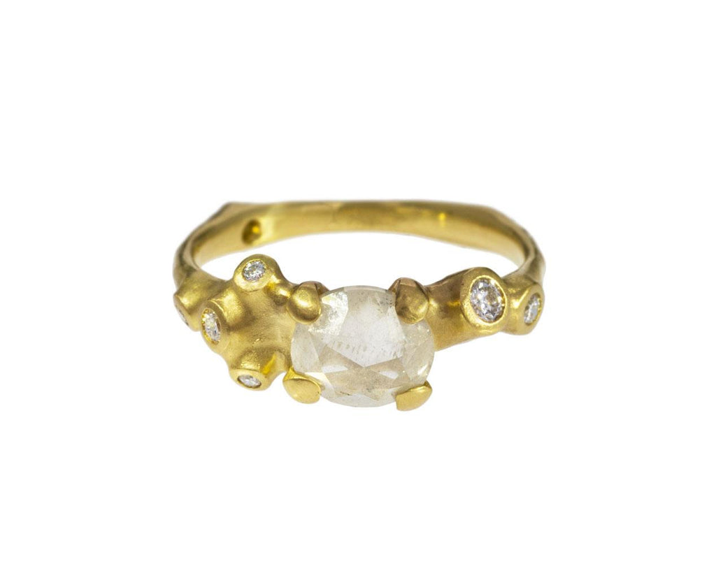 Oval Rose Cut Diamond Ring - TWISTonline 