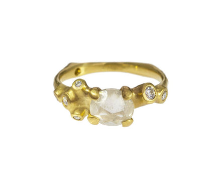 Oval Rose Cut Diamond Ring - TWISTonline 
