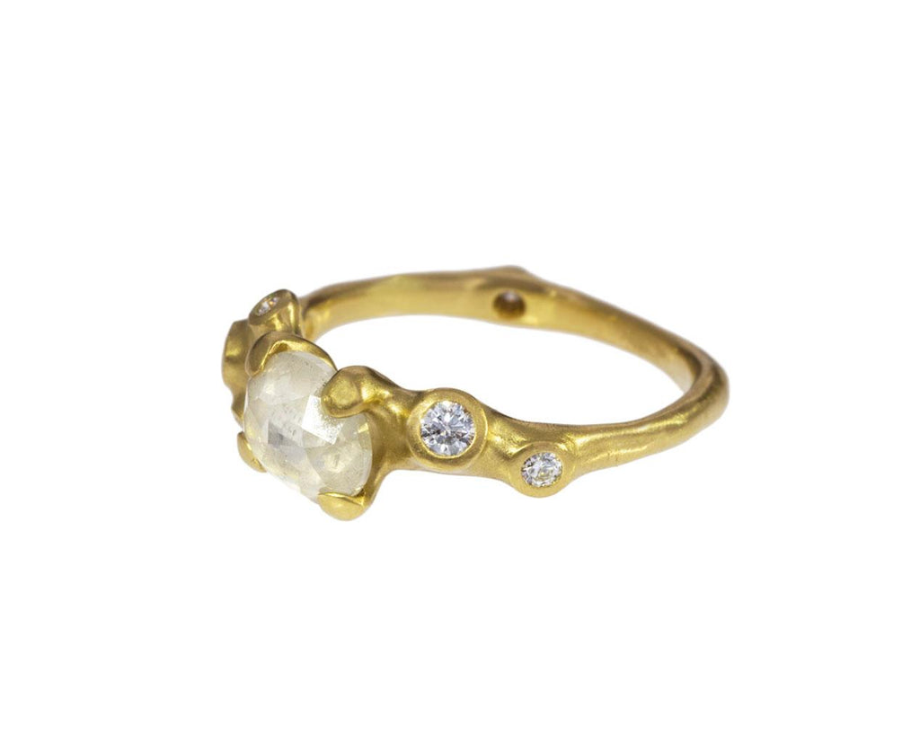 Oval Rose Cut Diamond Ring - TWISTonline 