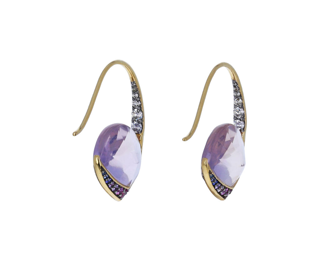 Lavender Quartz Dawn Earrings