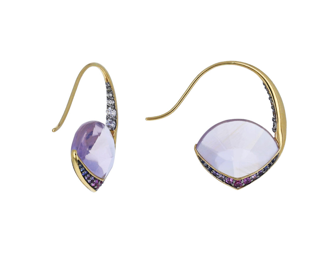 Lavender Quartz Dawn Earrings