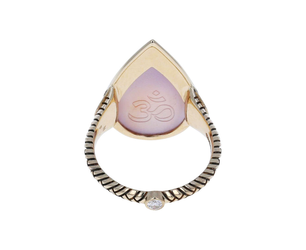Lavender Quartz and Multi Gem Dawn Ring