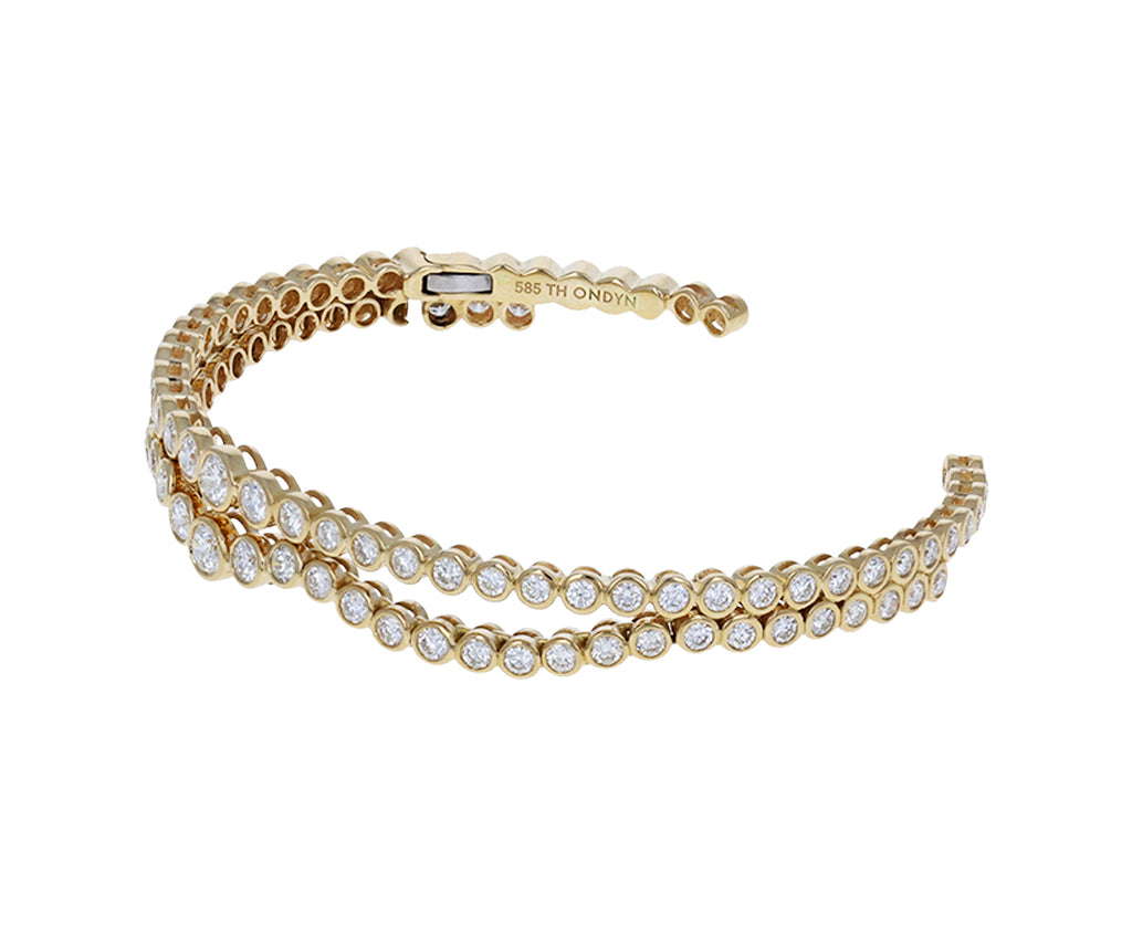 Double Row Lumiere Cuff Bracelet