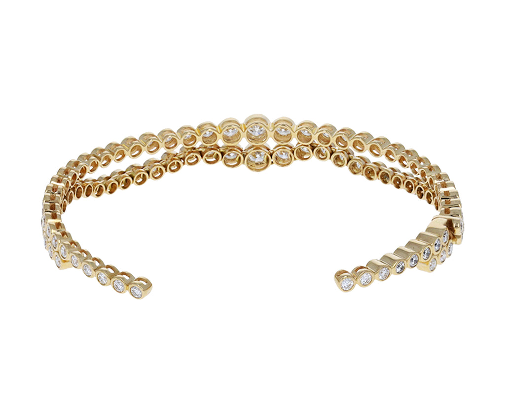 Double Row Lumiere Cuff Bracelet