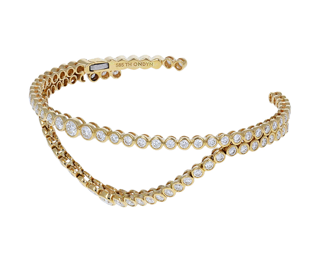 Double Row Lumiere Cuff Bracelet