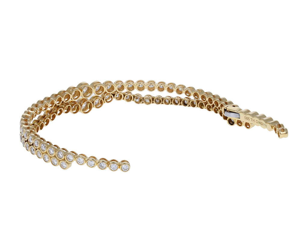 Double Row Lumiere Cuff Bracelet