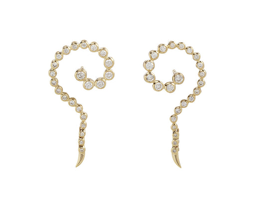 Diamond Spiralis Earrings