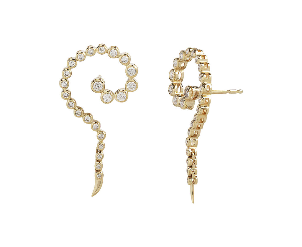 Diamond Spiralis Earrings