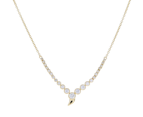 Large Zen Diamond Necklace