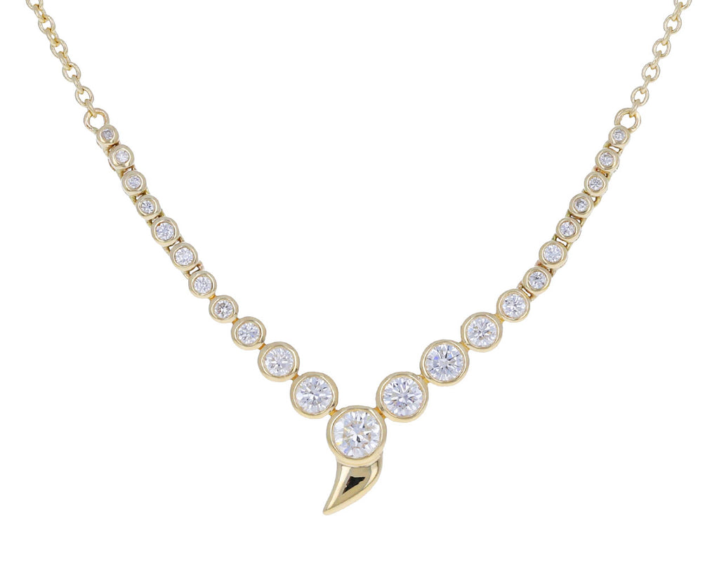 Large Zen Diamond Necklace