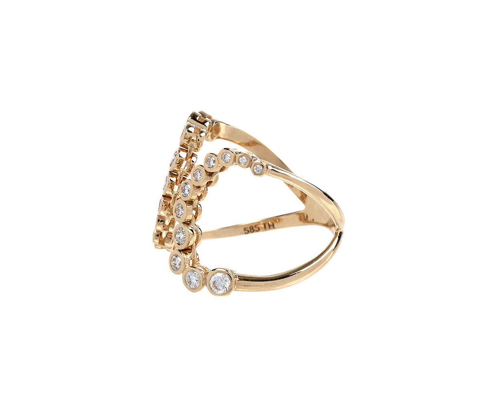 Ondyn Honora Diamond Ring Side View