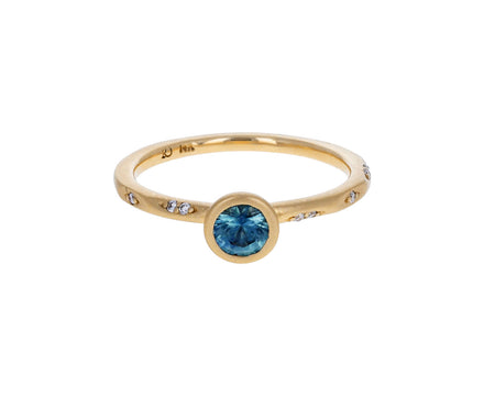 Rebecca Overmann Montana Sapphire Bezel Set Solitaire Ring