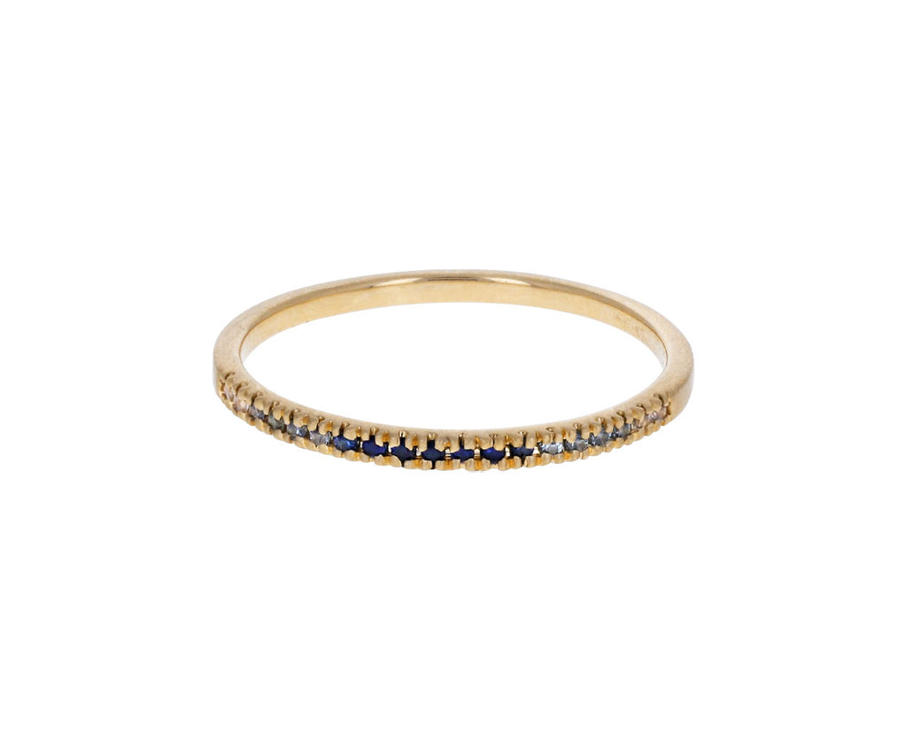 Blue Sapphire Ombre Band