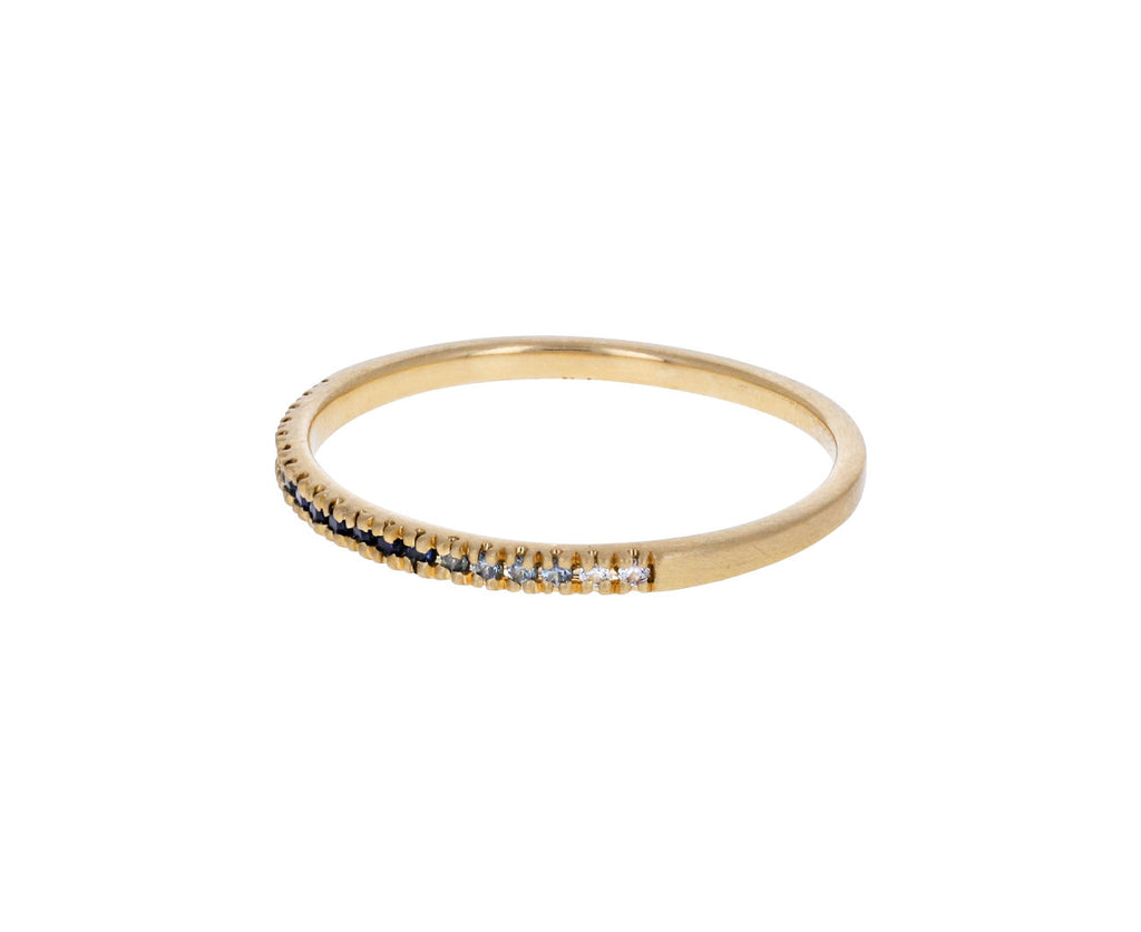 Blue Sapphire Ombre Band
