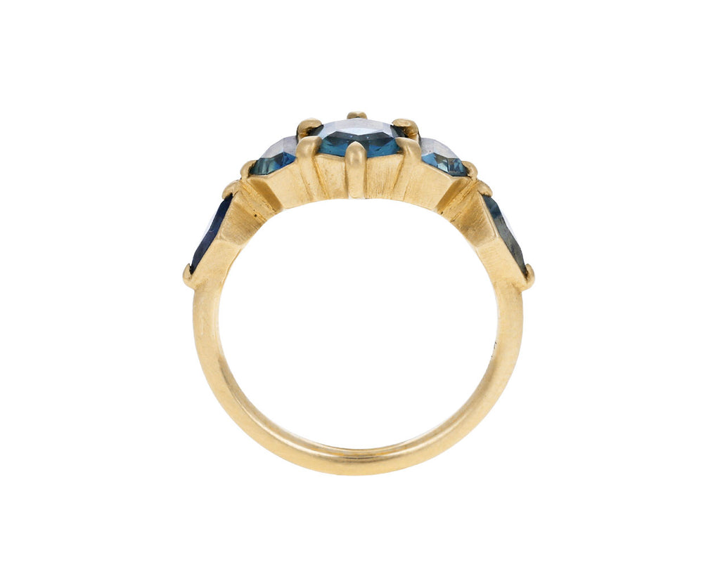 Rebecca Overmann Montana Sapphire Totem Ring Top