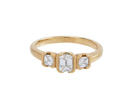 Rebecca Overmann Triple Diamond Ravine Ring