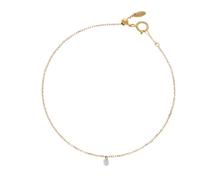 Danae Single Diamond Dangle Bracelet