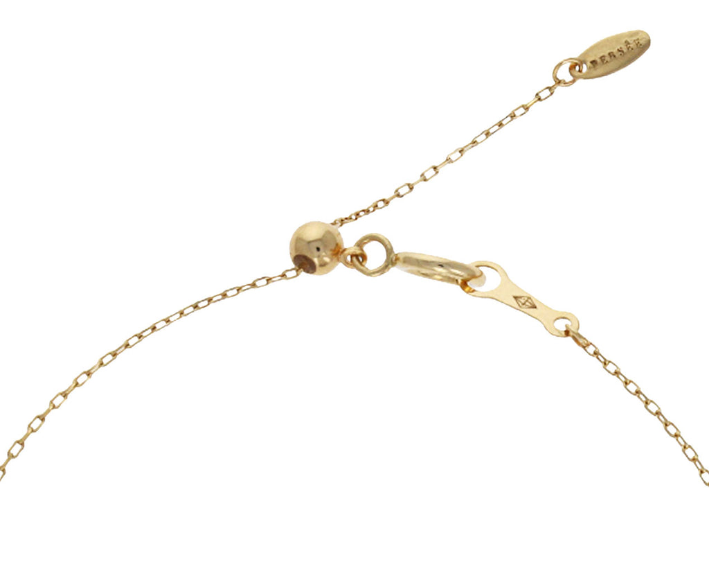 La Foule Seven Diamond Dangle Necklace