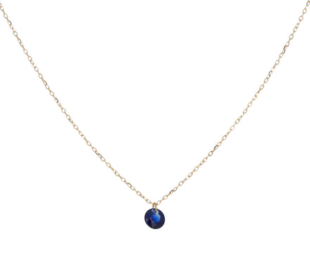 Blue Sapphire Chakra Simple Necklace