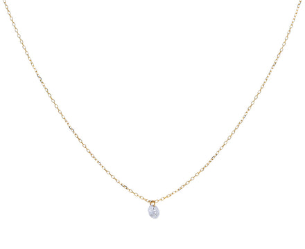 Danae Single Diamond Dangle Necklace