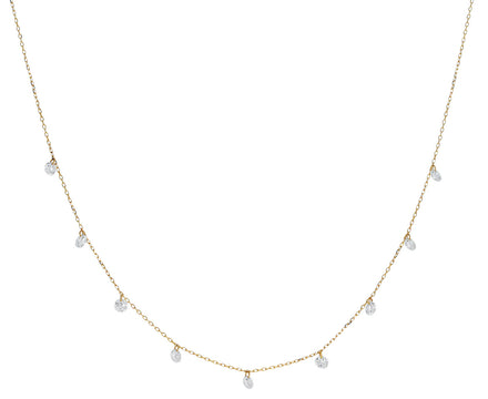 Danae Nine Diamond Necklace