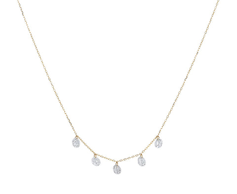 Danae Five Diamond Necklace