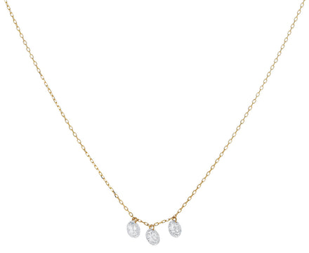 Three Diamond Danae Necklace