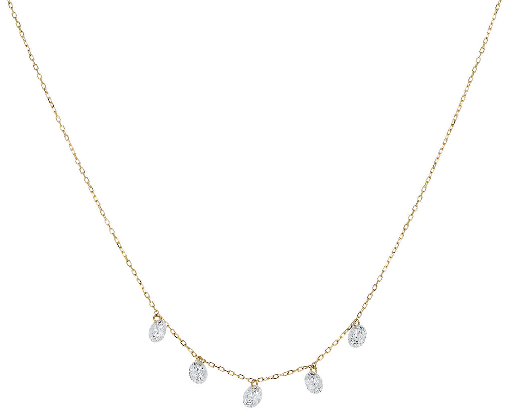 Danae Five Diamond Necklace