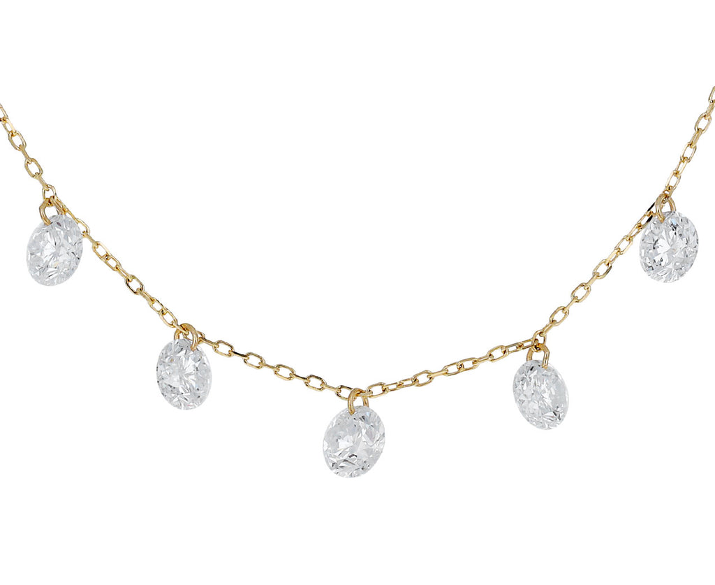 Danae Five Diamond Necklace