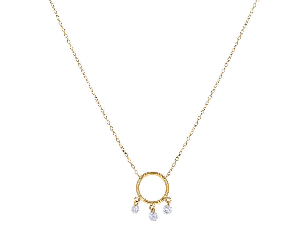 Boheme Three Daimond Necklace