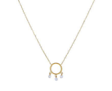 Boheme Three Daimond Necklace