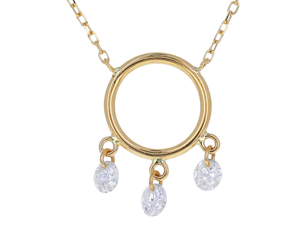 Boheme Three Daimond Necklace