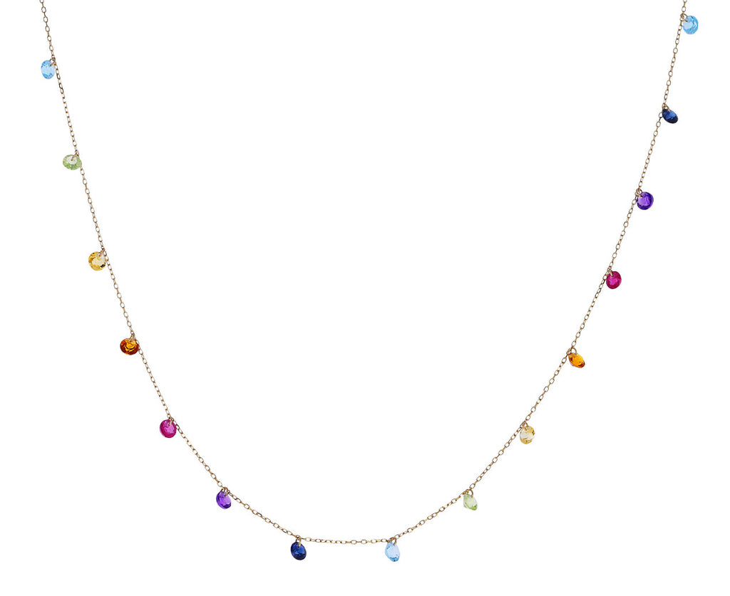 Twenty Two Rainbow Gem Chakra Necklace