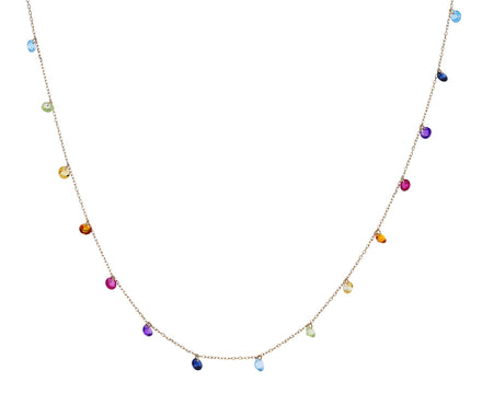 Twenty Two Rainbow Gem Chakra Necklace