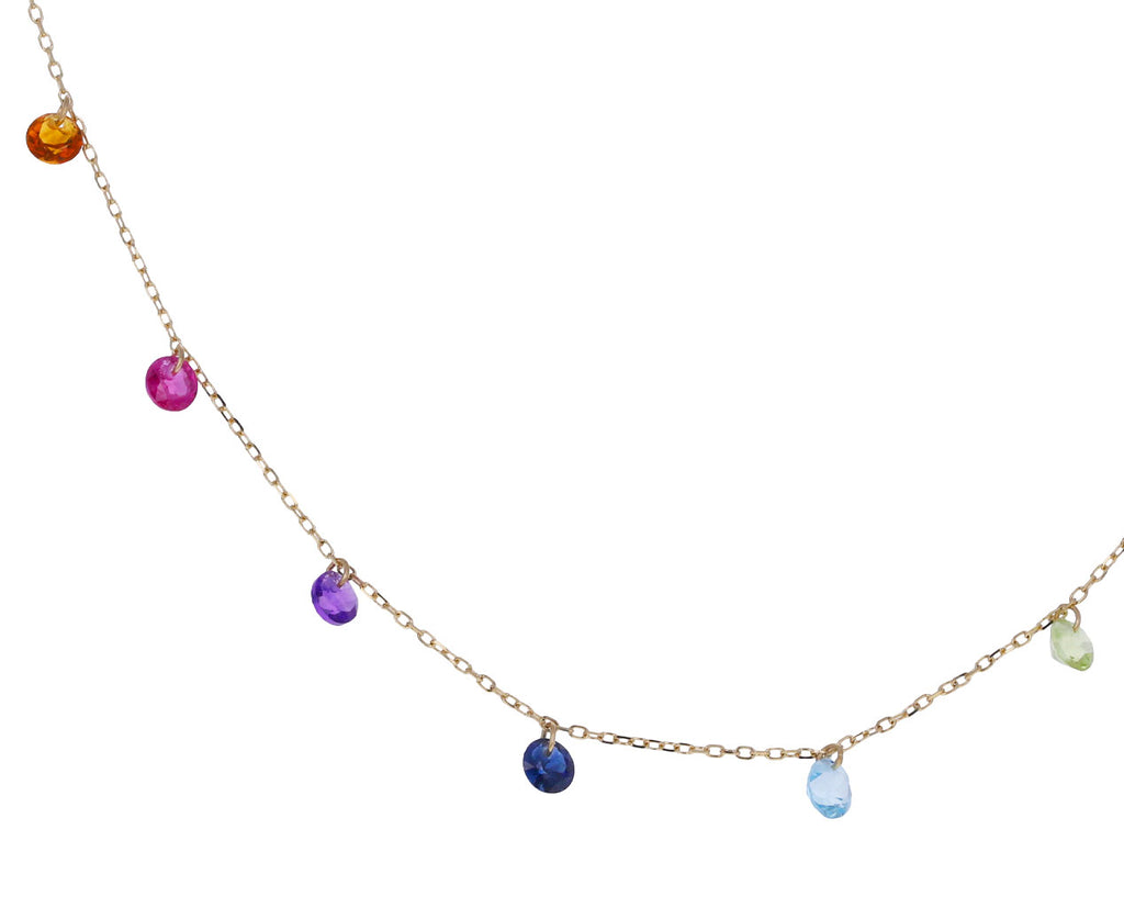 Twenty Two Rainbow Gem Chakra Necklace