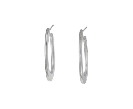 Oval Hoop Earrings