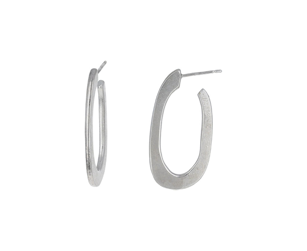 Oval Hoop Earrings
