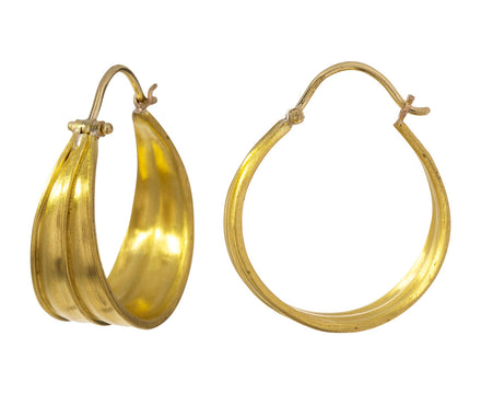 Laurel Hinged Hoop Earrings - TWISTonline 