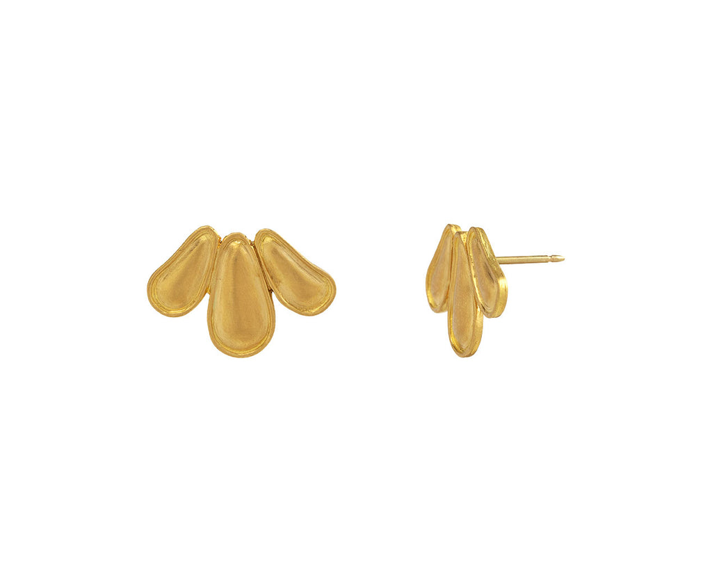 Prounis Flora Stud Earrings Side View