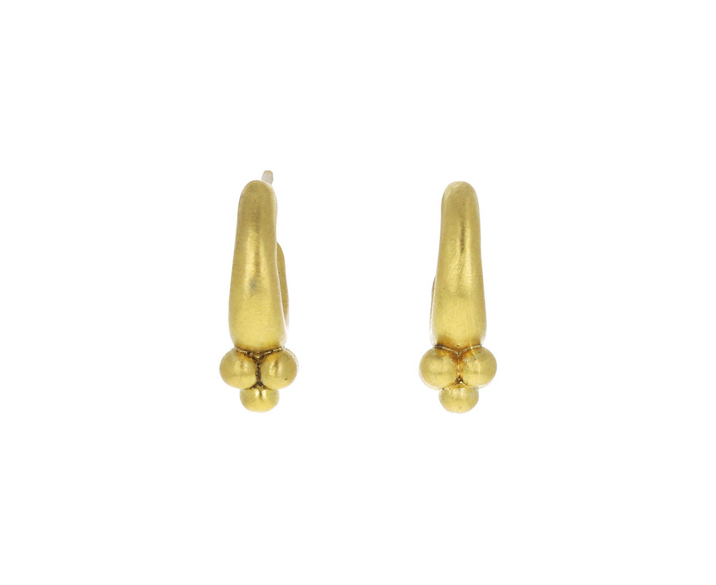 Granule Cluster Hoop Earrings