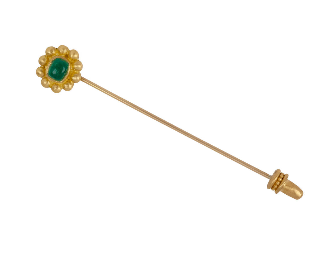 Prounis Emerald Matalene Accent Bar Pin