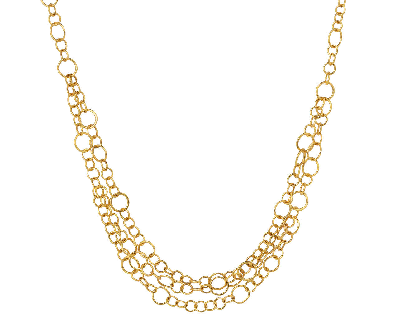 The LV Layered Necklace in Pink – TOKA B