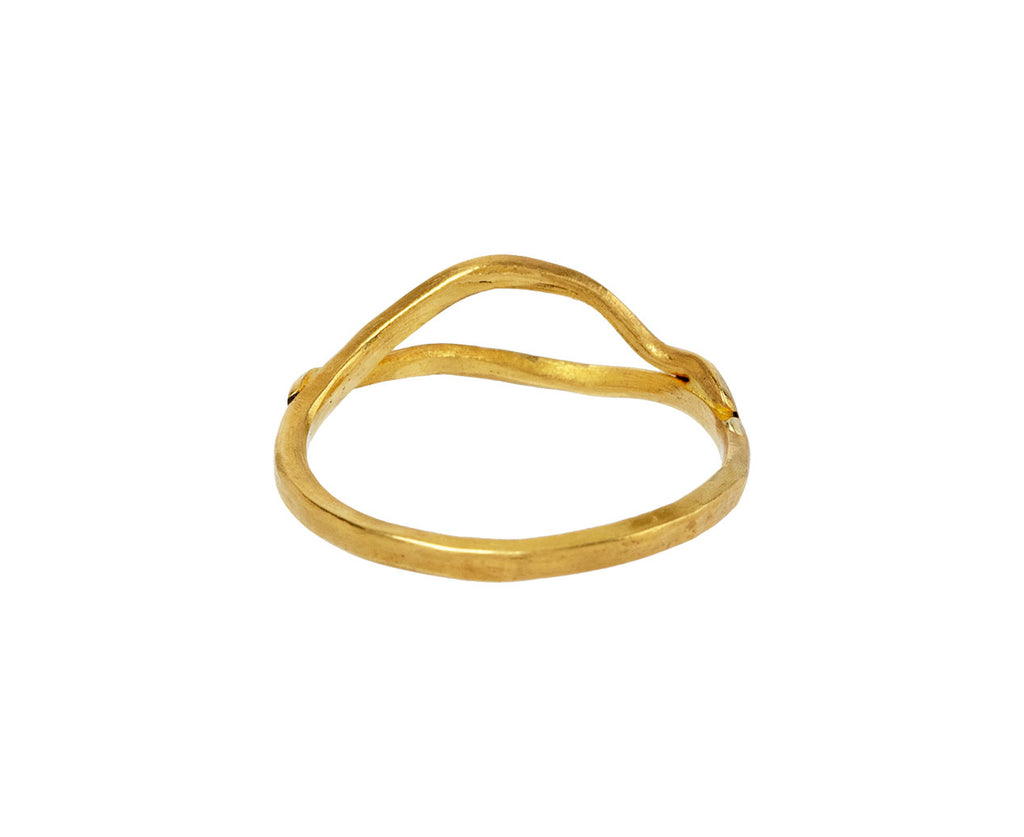 Diamond Wisteria Vine and Thorns Wedding Ring, 14k White Gold – Point No  Point Studio