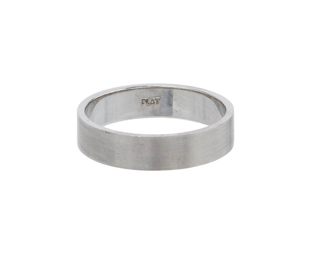 Rosanne Pugliese Platinum Men's Wedding Band Side