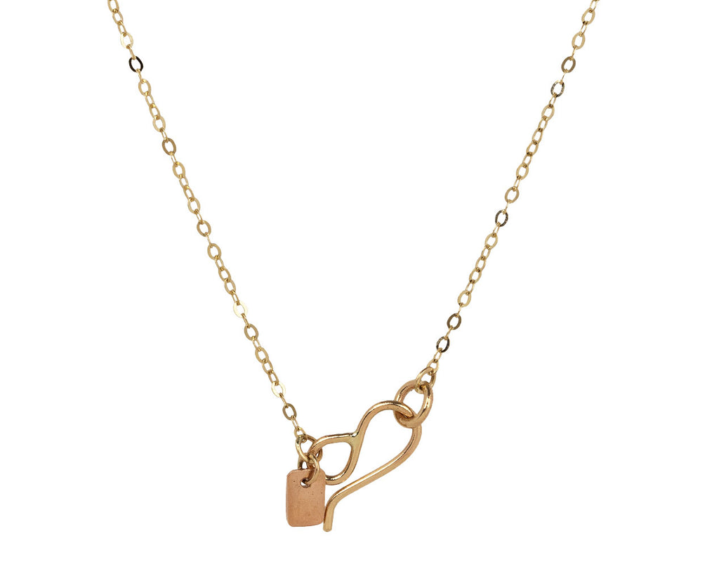 Rachel Quinn Petite Storm Cloud Pendant Necklace Clasp
