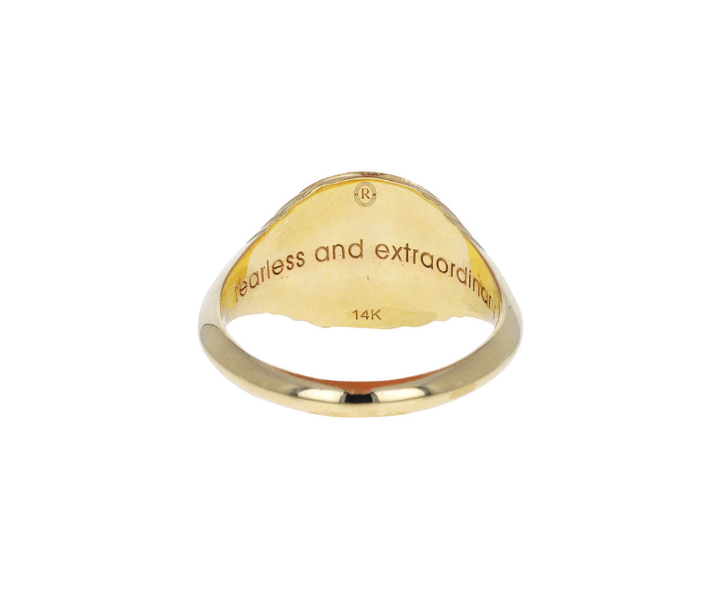 Tiered Lion Fantasy Signet Ring